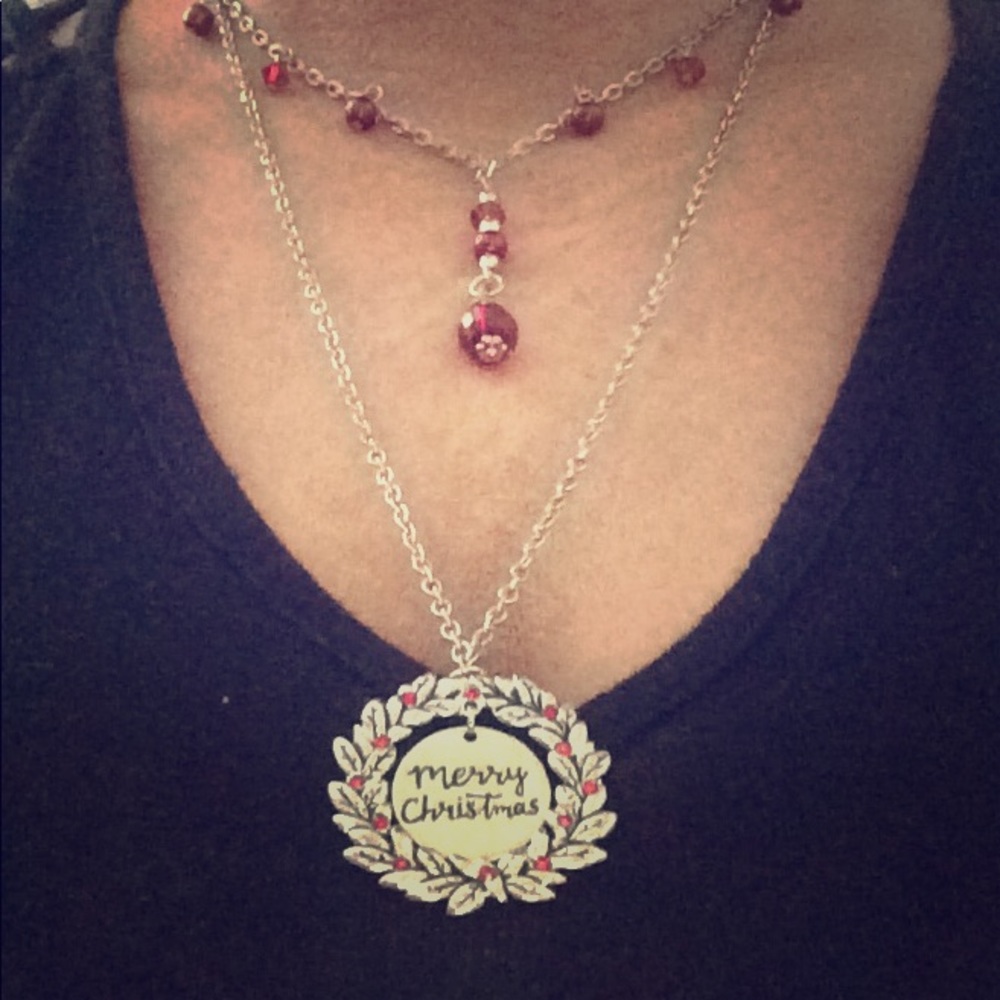 Christmas two tier Necklace